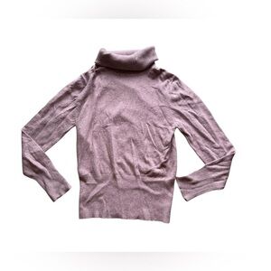 Pink Turtleneck Long Sleeve Sweater VOLARY  L/XL  organic cotton from Bolivia